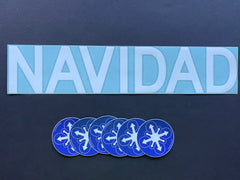 Navidad Sticker w/ Snowflakes