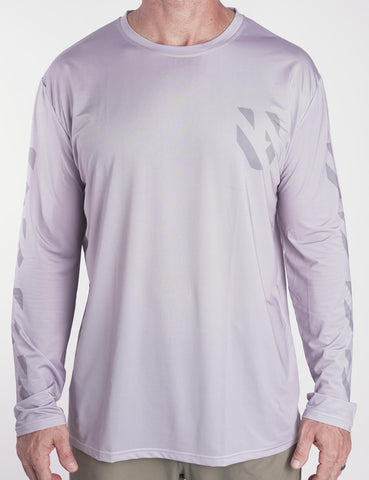 Long sleeve Grey on Grey Amalgam shirt