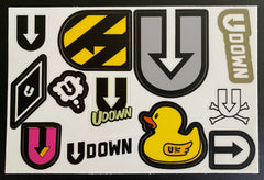 Duck U sticker sheet