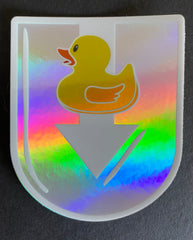 DuckU Holographic sticker