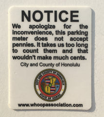 Parking Meter Sticker