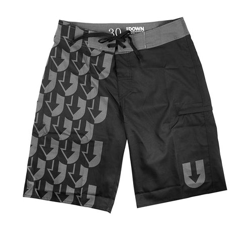 Black/Grey UPattern Shorts