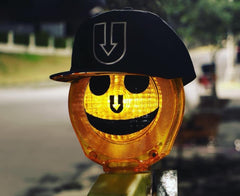 Lit Smiley Face Sticker