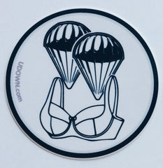 Chutes Bra sticker