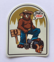 Smokey “suck on diese” sticker