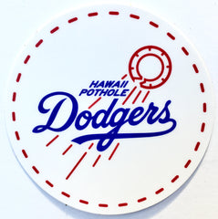 Hawaii Pothole Dodgers Sticker