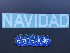 Navidad Sticker w/ Snowflakes