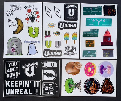 5 pack of sticker sheets