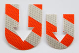 Super Reflective orange dream hexagonal barricade U Stickers (Hand Cut)