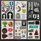 6 pack of sticker sheets