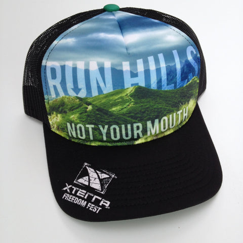 Run Hills Snapback Trucker Hat (Xterra Freedom Fest)