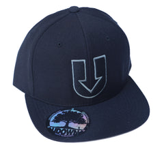 UDown Raised Embroidery Hat -black/dark greys-