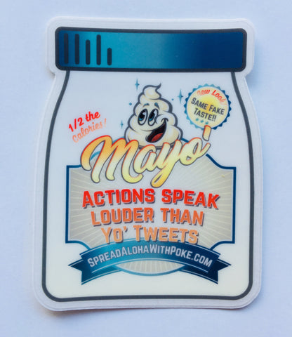 Mayo’ sticker