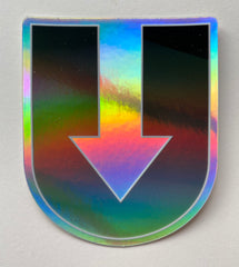 Fade U Holographic sticker