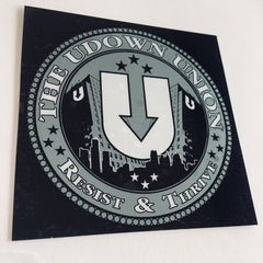 UDown Union membership sticker