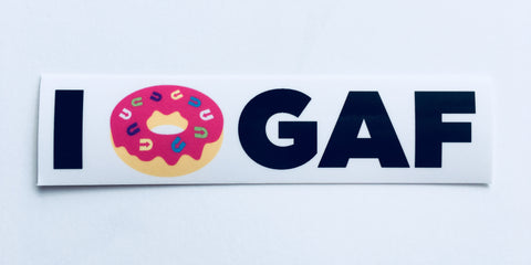 I Doughnut GAF Sticker