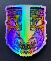 Monster Holographic sticker