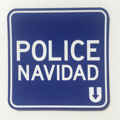 Police Navidad Sticker