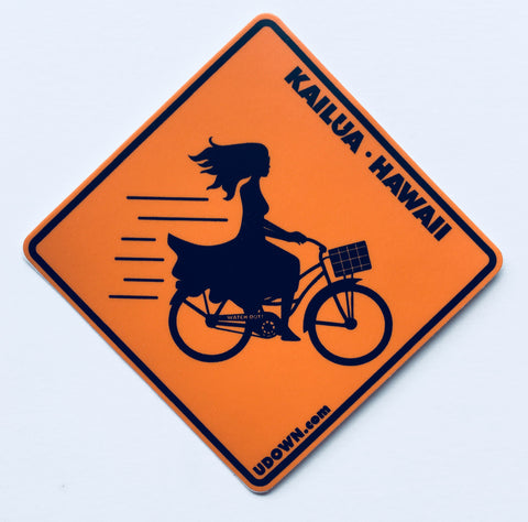 Bike Girl Sticker