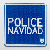 Super Reflective Police Navidad Sticker